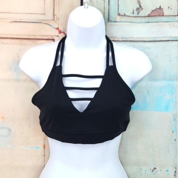 ZYIA Grid Bra Black - Picture 2 of 5